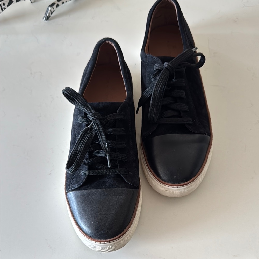 Black Suede Sneakers - Great for Office or Happy Hour!